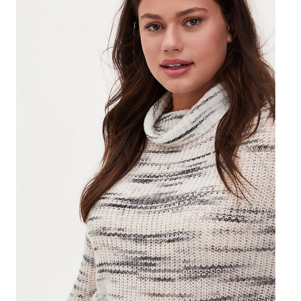 Torrid Space Dye Turtleneck Sweater